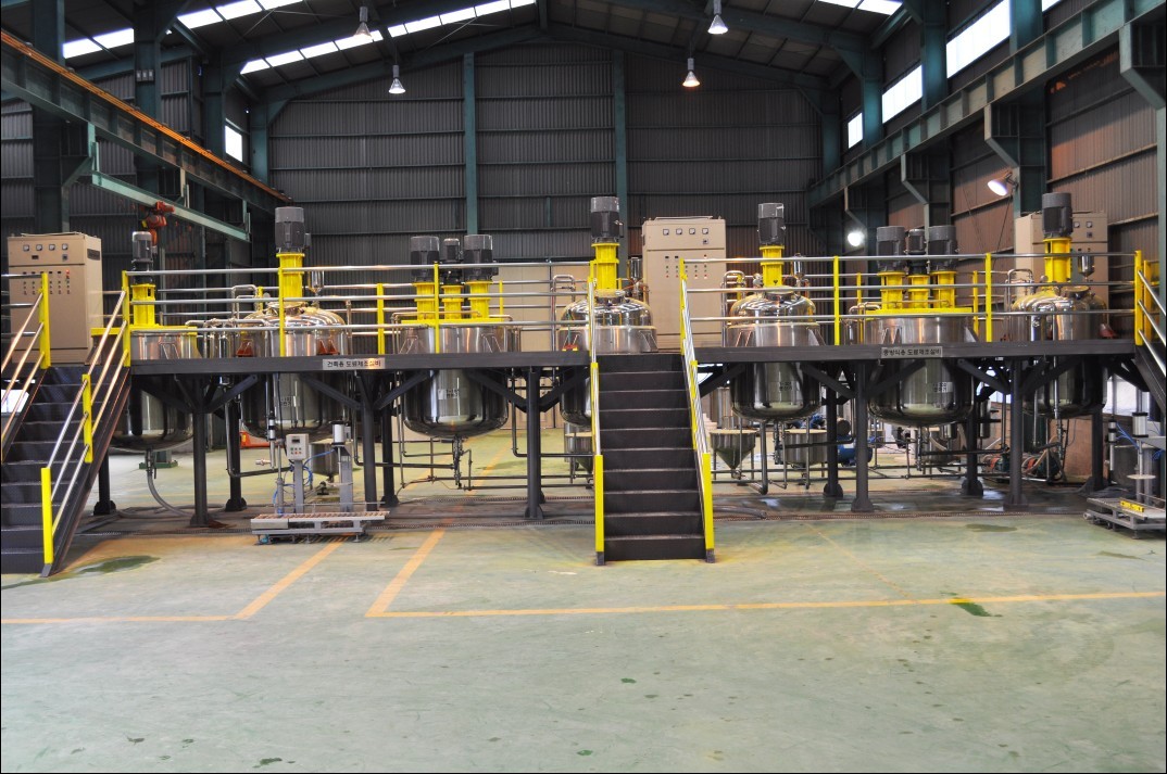 DB annual output of 5,000 tons of water - based paint paint platform assembly line equipment